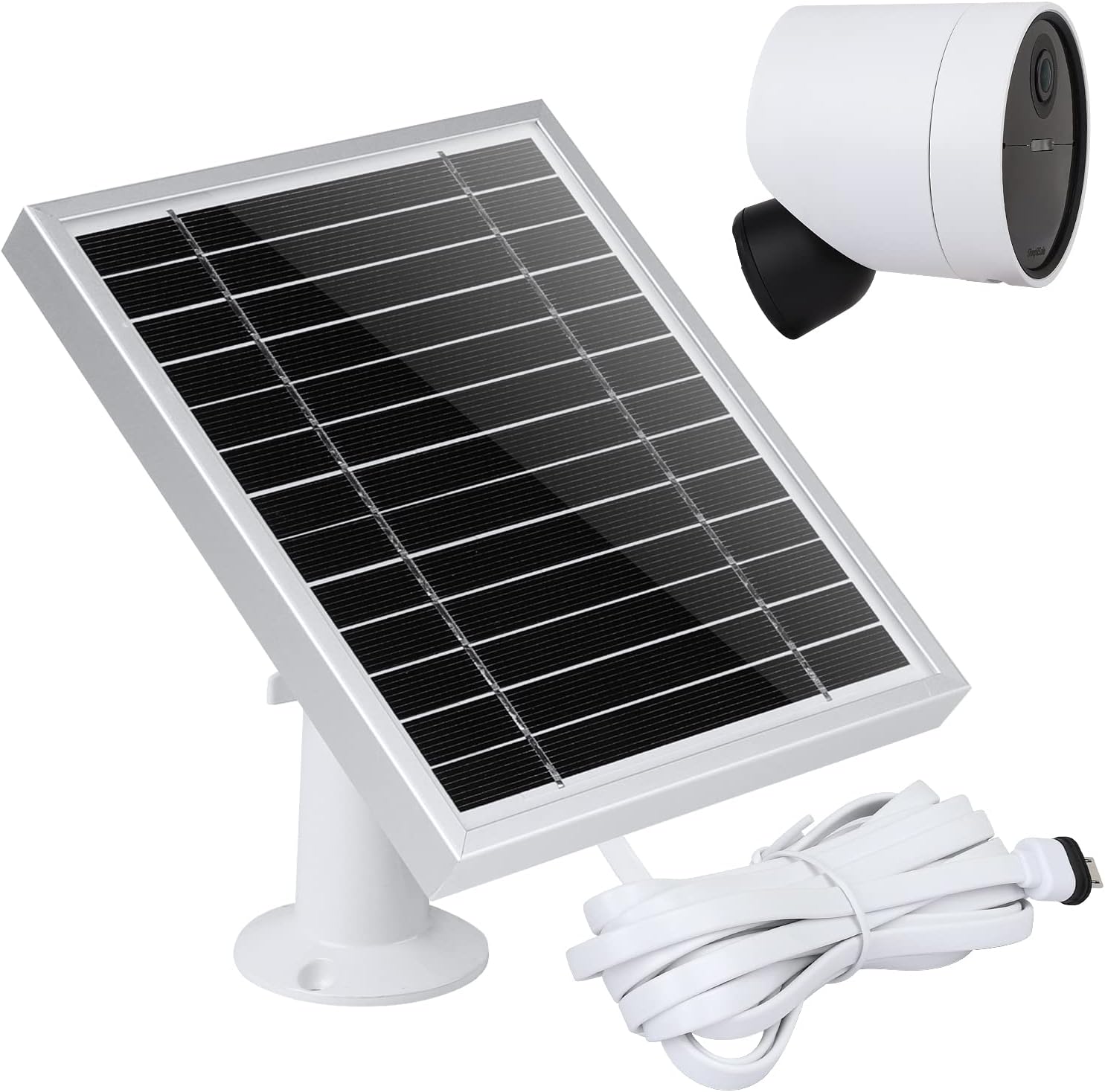 Silver Solar Panel for Outdoor Security Camera S204