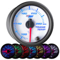 White 7 Color 260 F Transmission Temperature Gauge Kit 2-1/16" 52mm Pack of 2 J79863