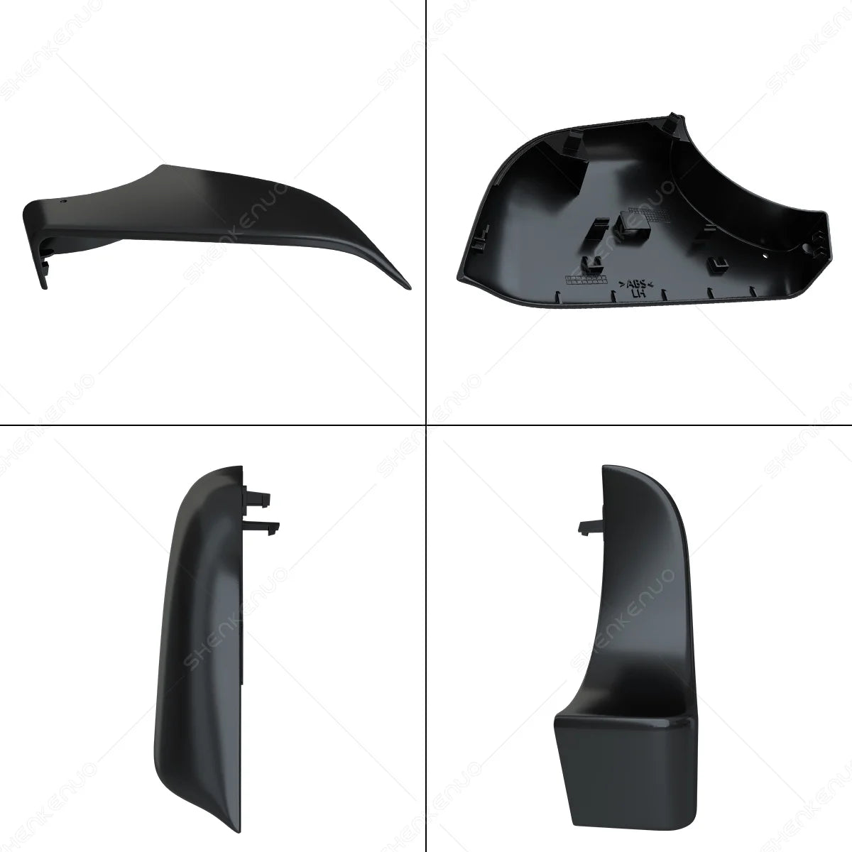 Left Side Rearview Mirror Cover Lower Holder Black For 2020-2023 Tesla Model Y O353463