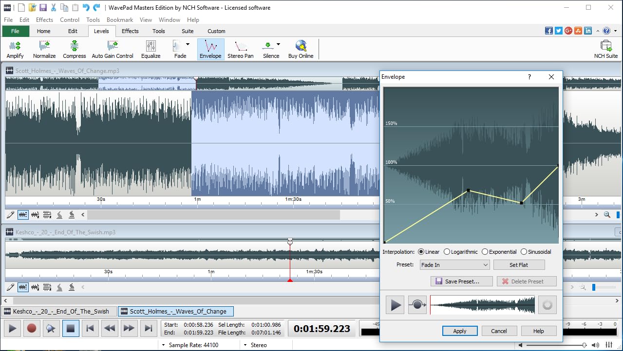 Audio Editing Software K39065