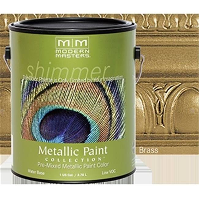 Brass Metallic Paint, 1 Gallon U58771