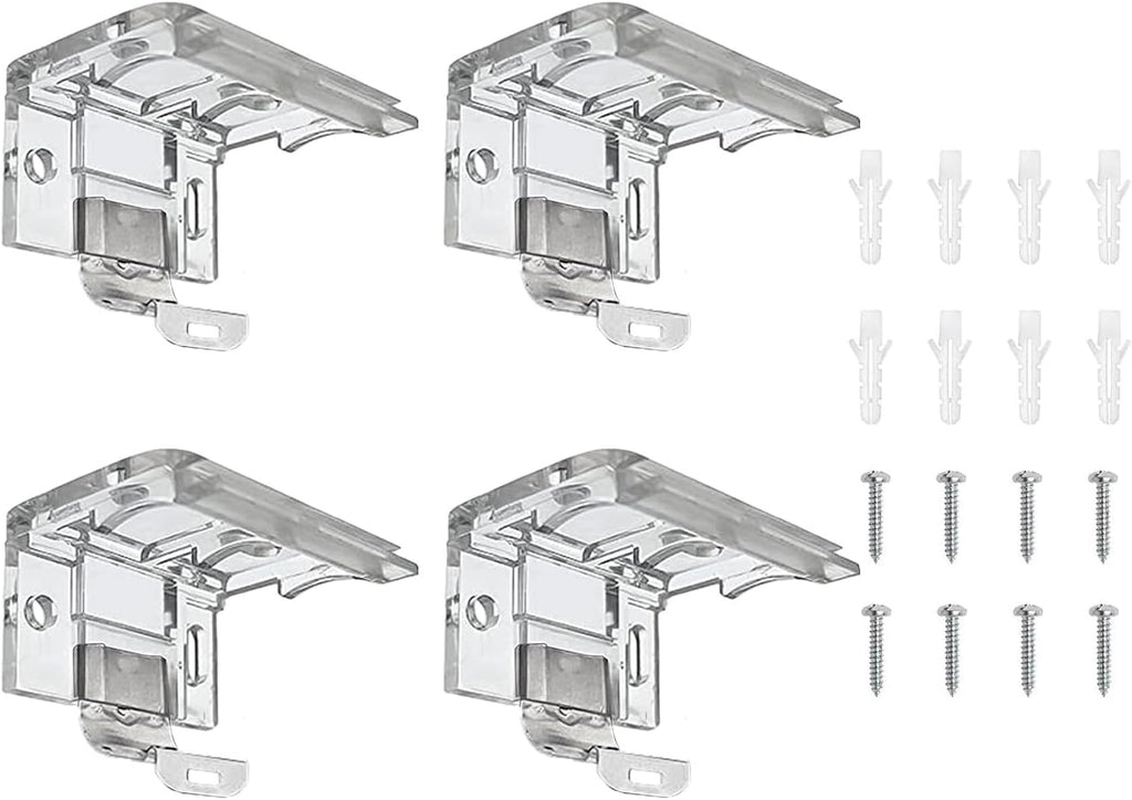 Cordless Shade Bracket with Metal Clip for 1" PVC Cordless Honeycomb Shades R435985