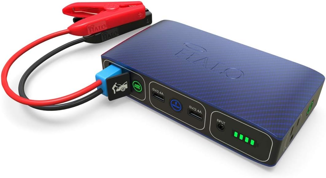 Rose Gold Portable Phone Laptop Charger Car Jump Starter with AC Outlet J382345