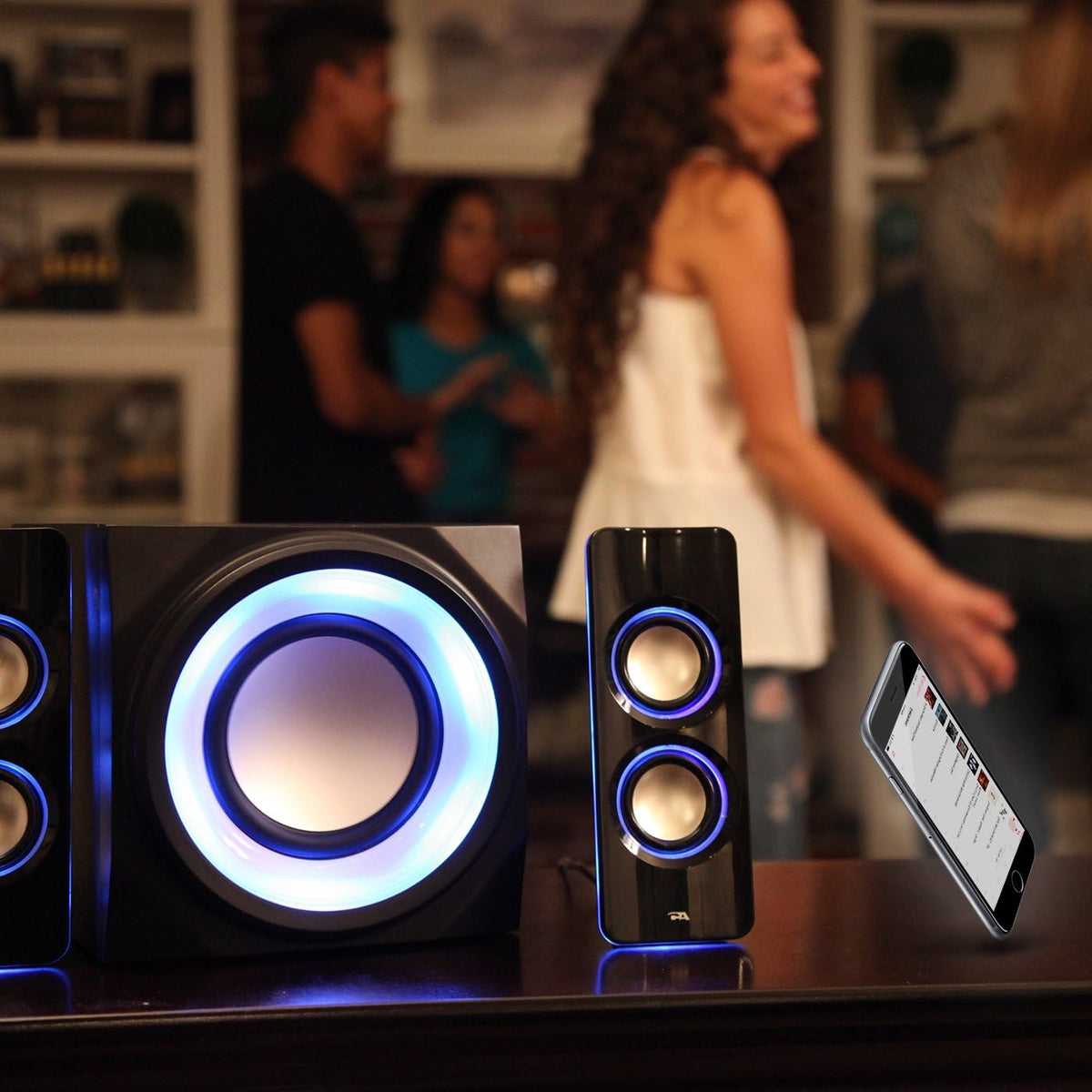 2.1 Bluetooth Subwoofer Speaker System, Pack of 2 G335377