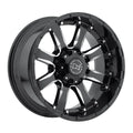 Black/Milled Wheel Rim 18x9 6x5.5x22 -12mm X266611