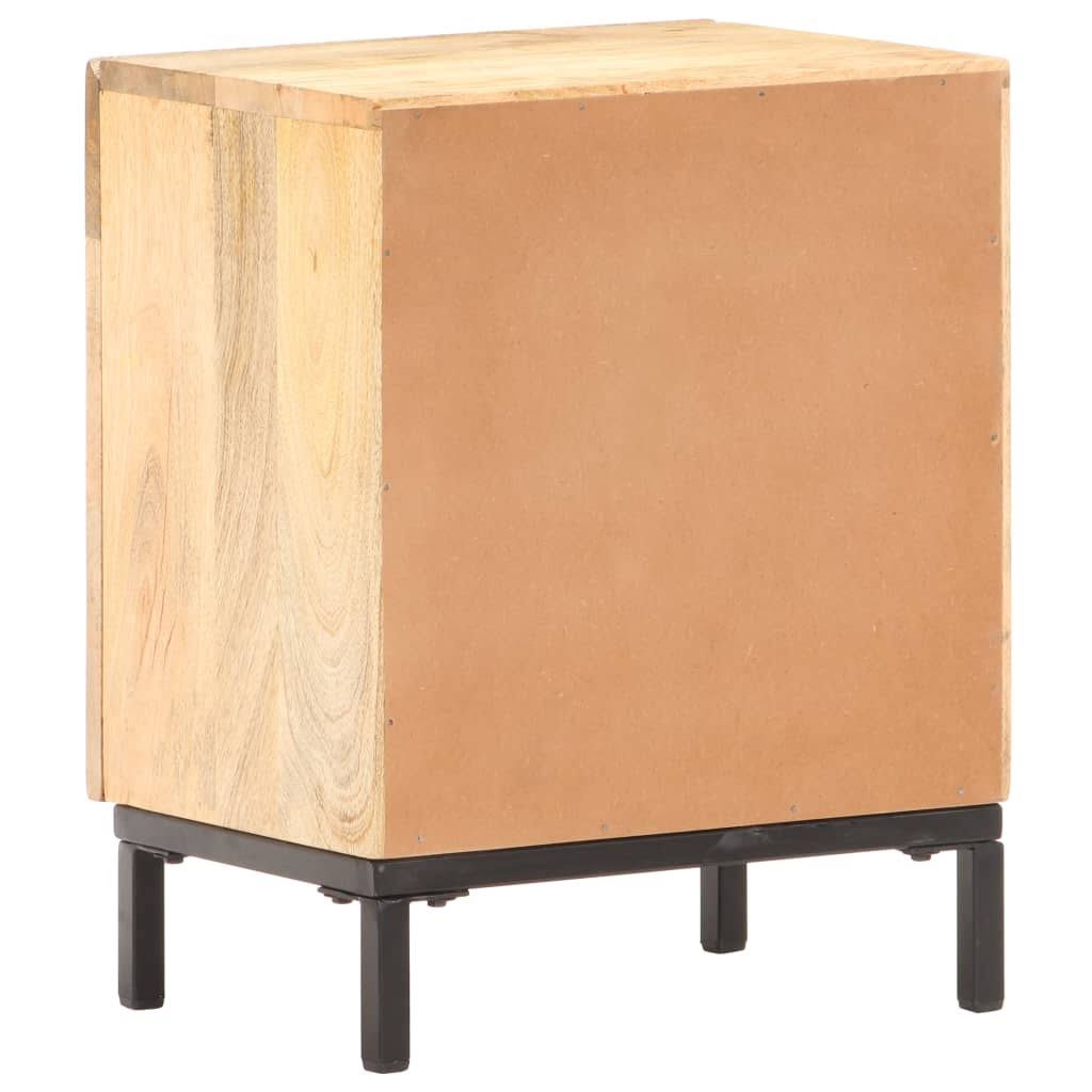 Solid Mango Wood Bedside Cabinet A971