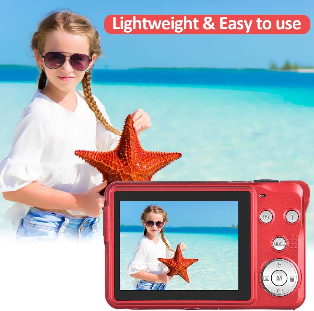 30 MP Digital Camera with 8X Digital Zoom Compact Camera with 32GB SD Card and 2 Batteries J7561