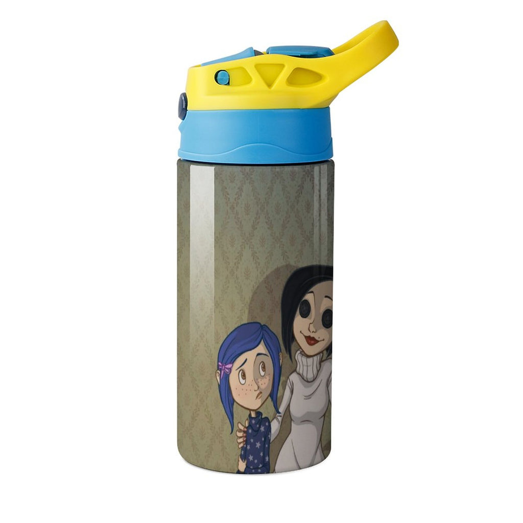 Insulated Stainless Steel Water Bottle with Straw F610