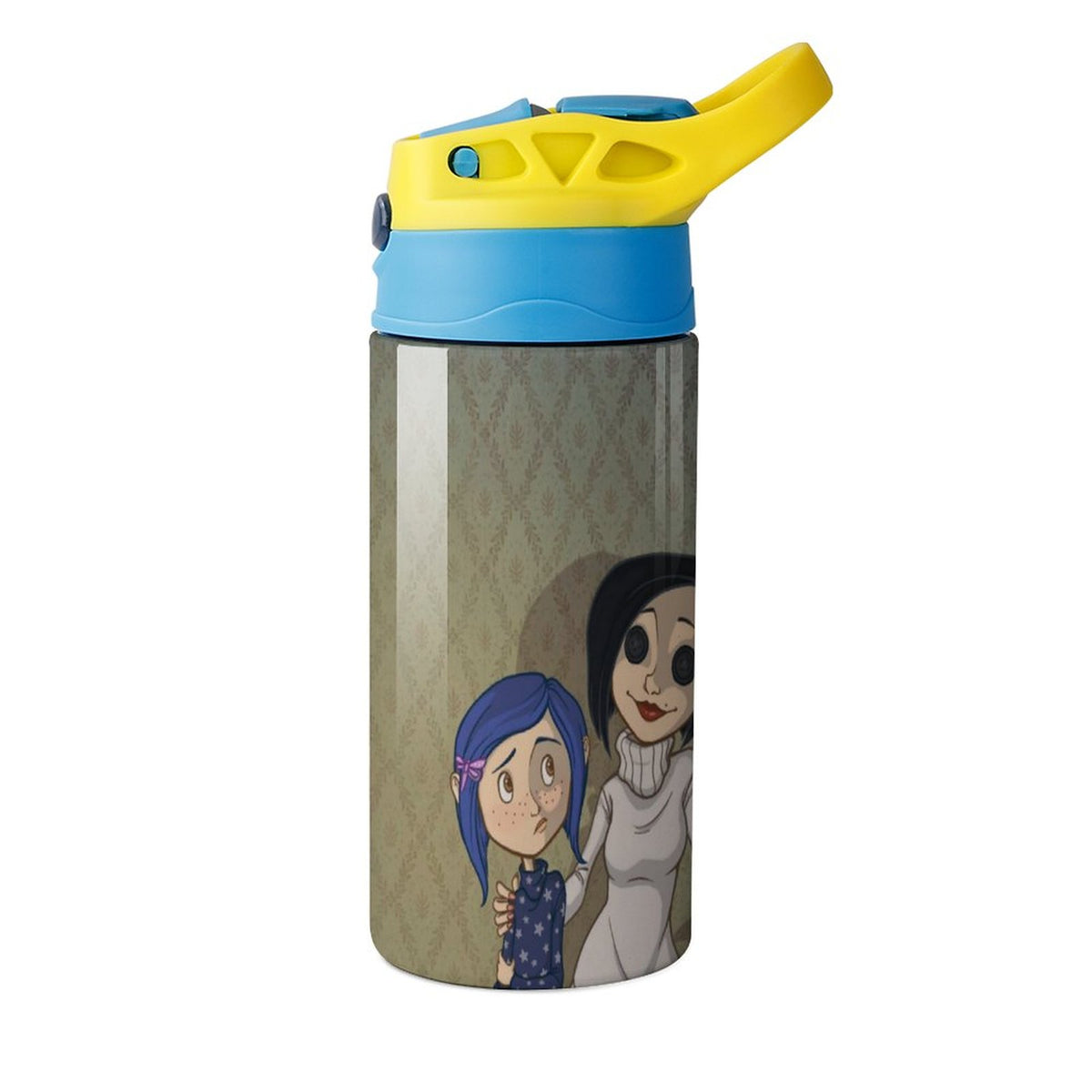 Insulated Stainless Steel Water Bottle with Straw F610
