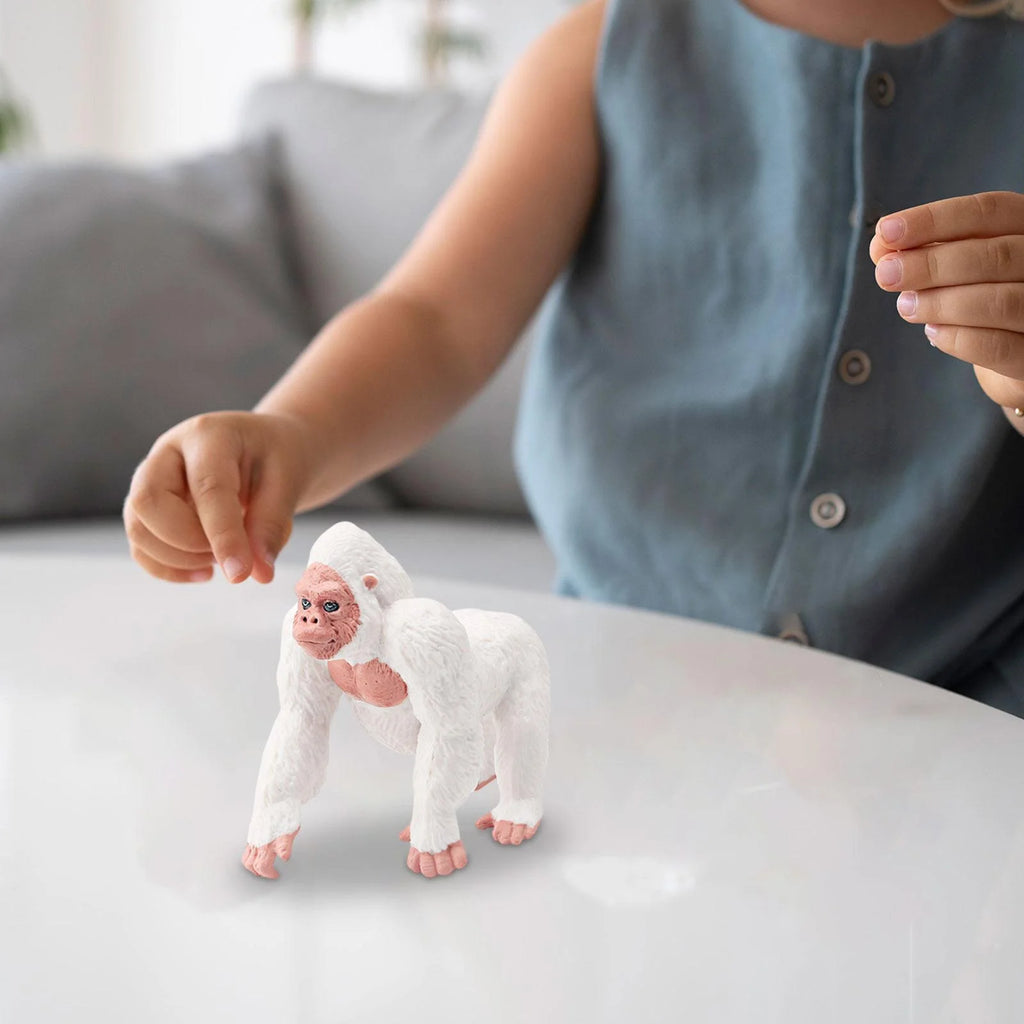 White Gorilla Action Figure Toy Statue I553830