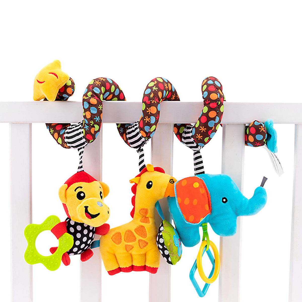 Infant Baby Activity Spiral Plush Toys Q36238