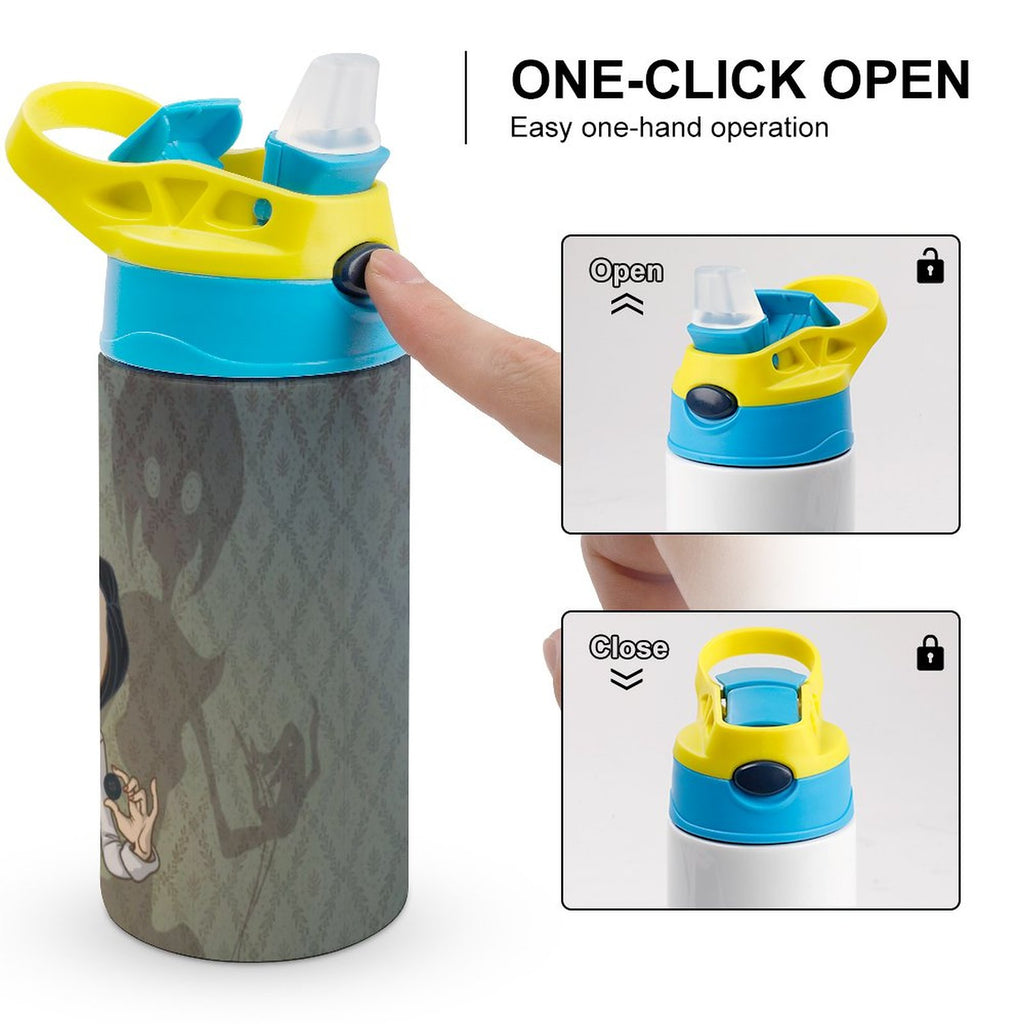 Insulated Stainless Steel Water Bottle with Straw F610
