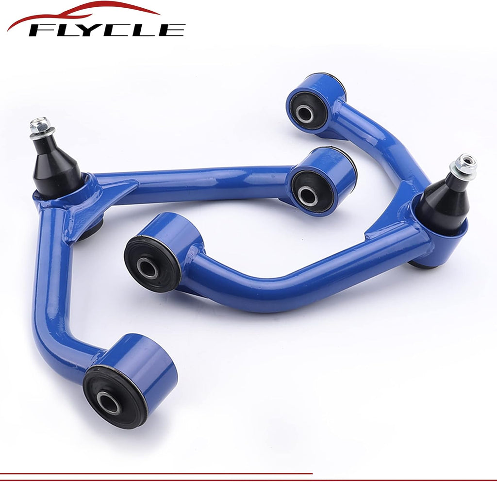 Forged Front Upper Control Arms 2-4" Lift 2 PCS Blue Tubular Suspension Adjustable G113
