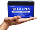 12V 8Ah LiFePO4 Lithium Iron Phosphate Battery Pack of 2 Y59365