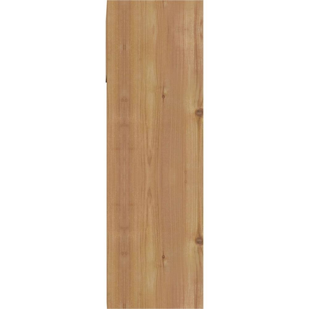 Thorton Block Smooth Bracket with Offset Brace, Western Red Cedar P300260