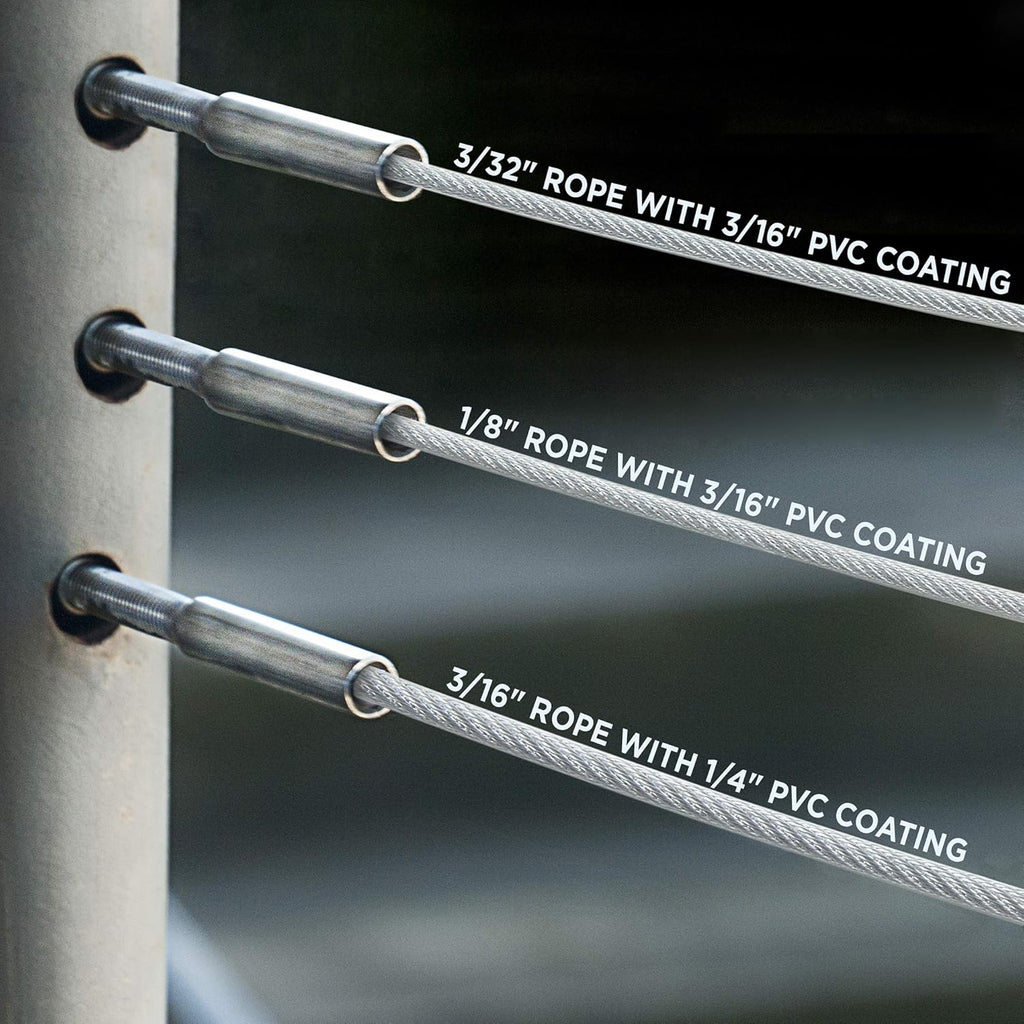 7x7 PVC Coated Galvanized Steel Aircraft Cable H324336