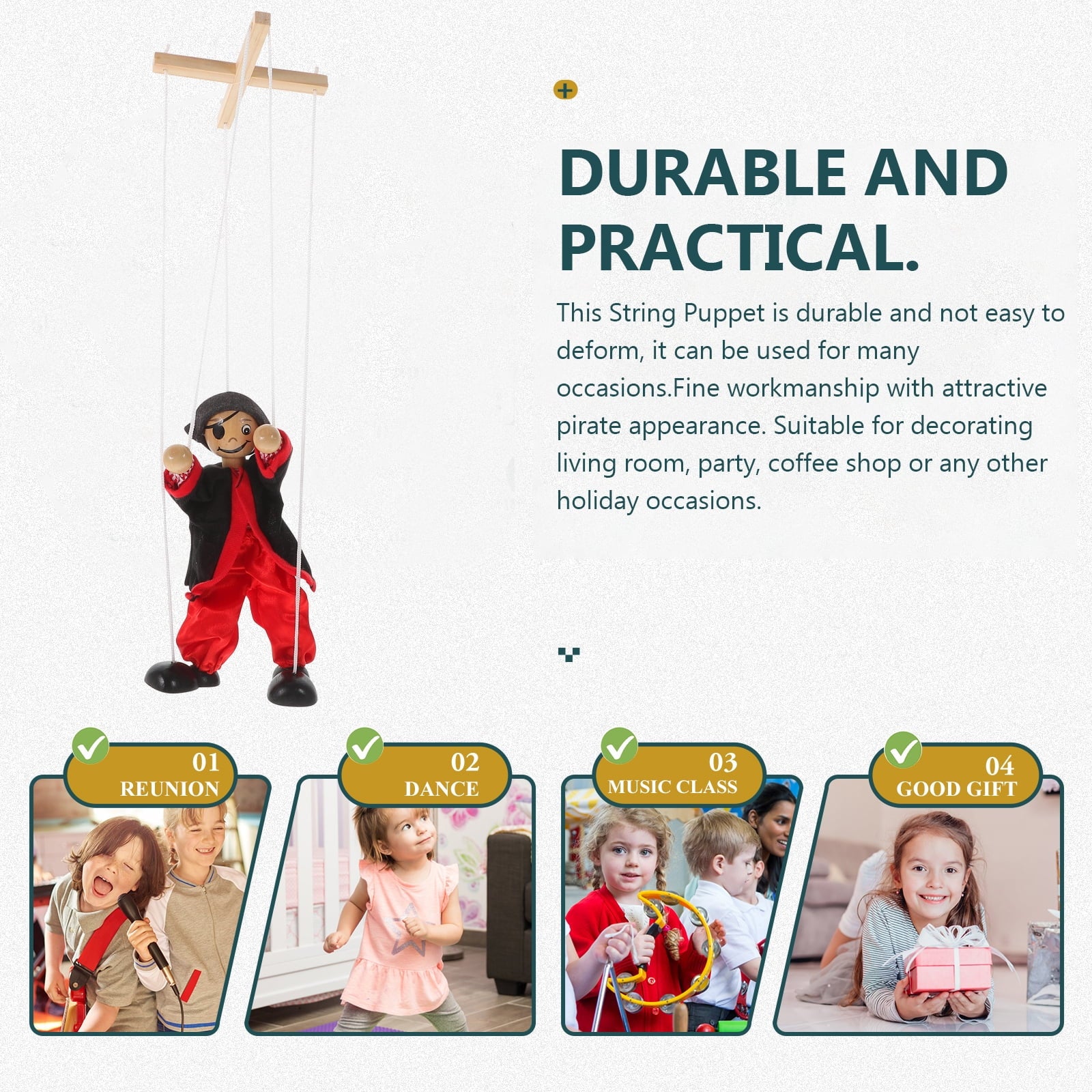 Pirate String Marionette Puppet Toy J9540