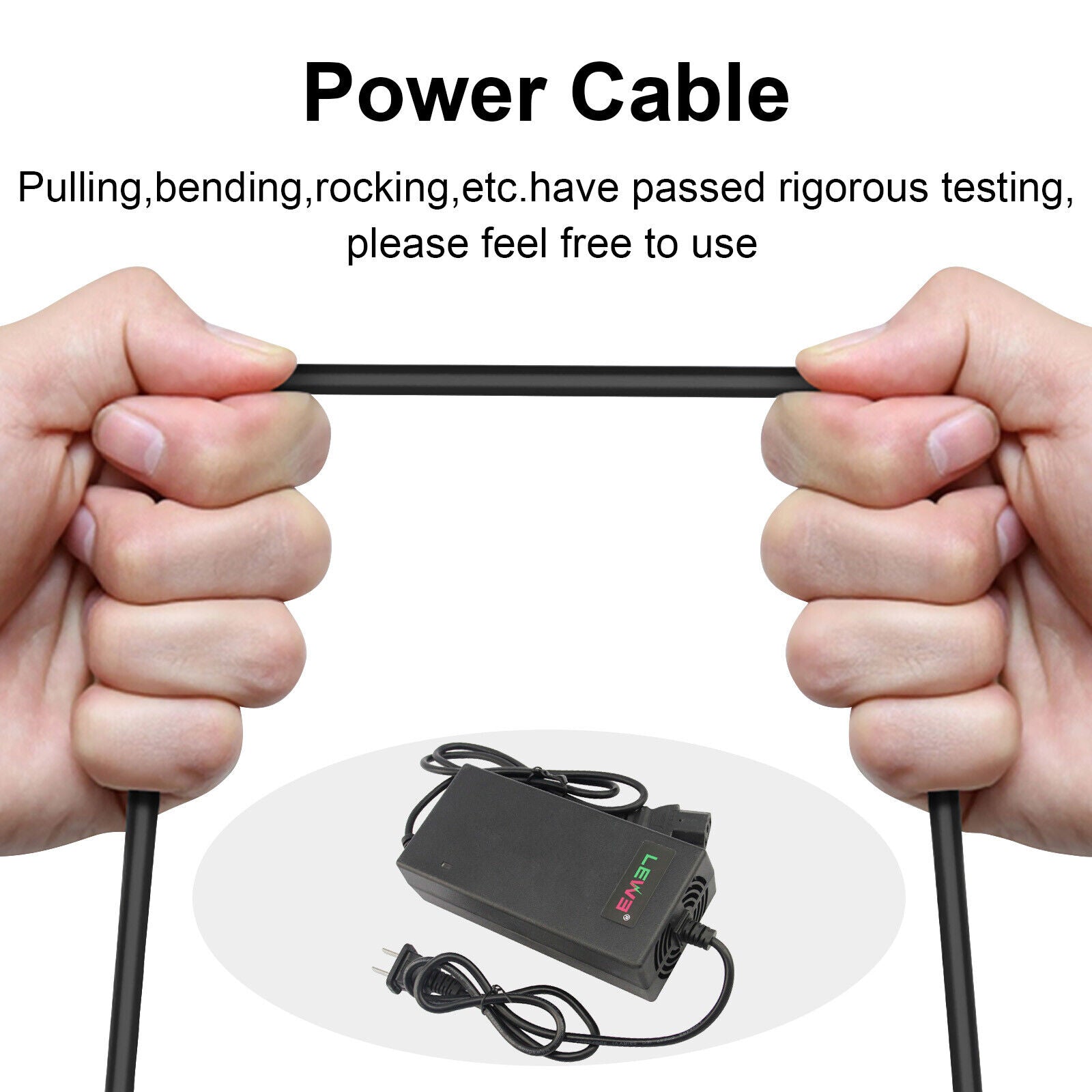 150W 59V 2.5A Charger For 48V Lead Acid Battery Electric Scooter Motorcycle Bicycle E945