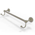 Polished Nickel 24x22 Towel Bar with Integrated Hooks J5650