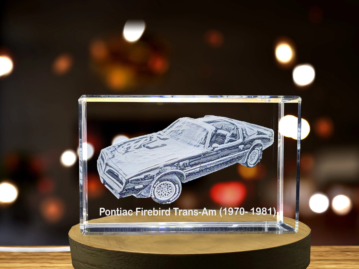 3D Engraved Crystal Tribute D8714