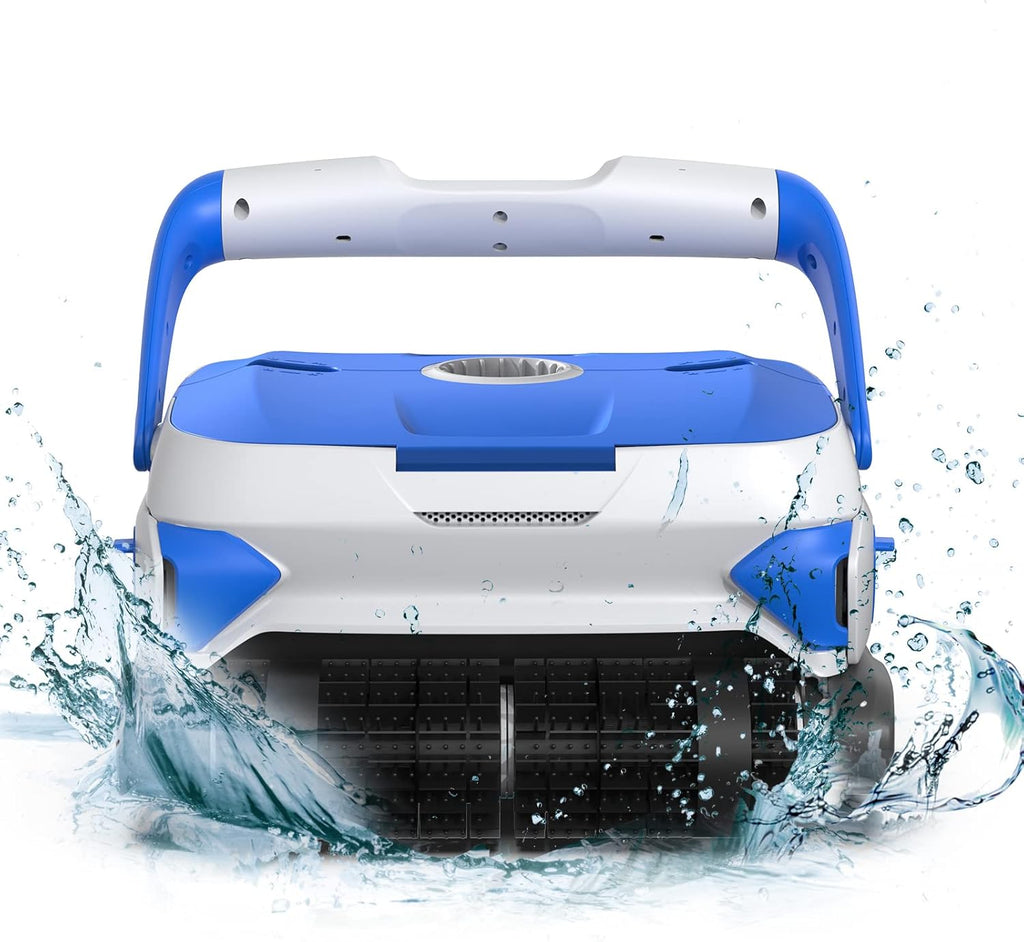 Cordless Robotic Pool Cleaner with Rechargeable Battery, IPX8 Waterproof M557172