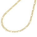 14K Yellow Gold Figaro Link Chain Necklace 24 Inch G6333