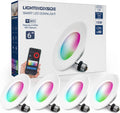 5/6 LED Recessed Downlights WiFi Dimmable 15W 1200 LM 4PCS Pack of 2 S8434