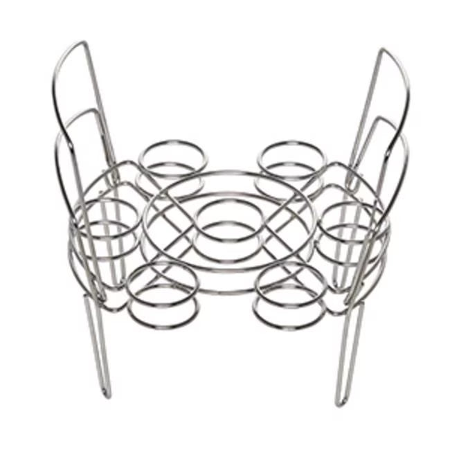 Stainless Steel Egg Rack, Silver - Pack of 4 D36434