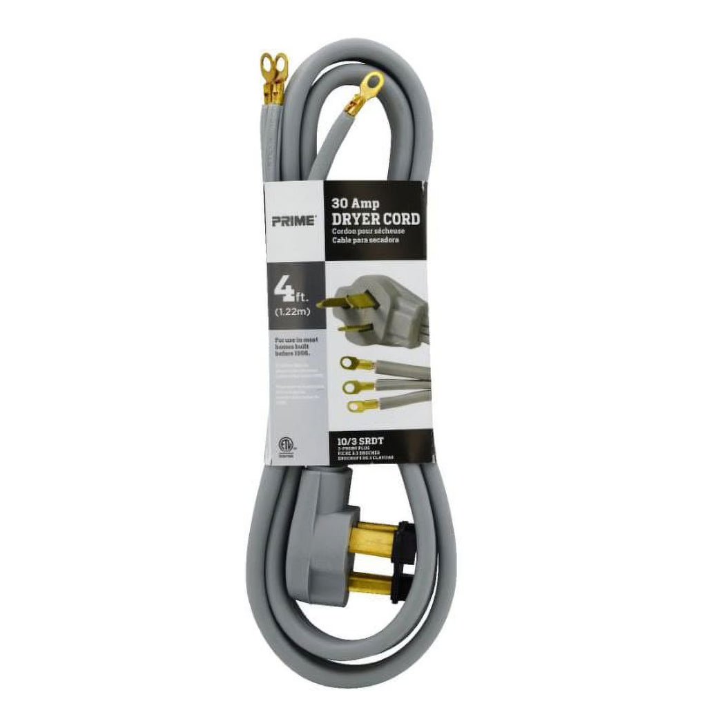 3 Pack 30 Amp 3-Wire Dryer Cord K93258