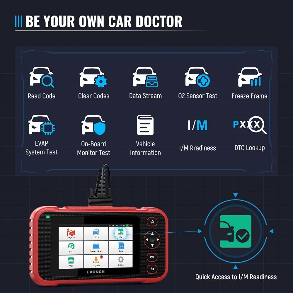 OBD2 Scanner Car Code Reader Scan Tool with 5 Touchscreen W475791