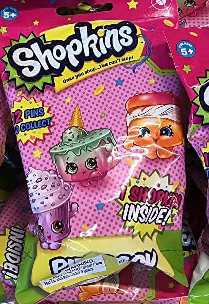 Shopkins Pin and 1 Sealed Pack W123149