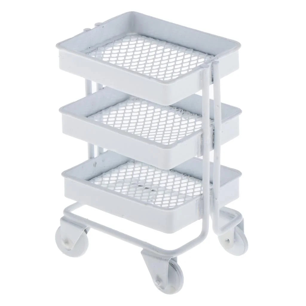 Pink And White Dollhouse Furniture Storage Shelf F53910