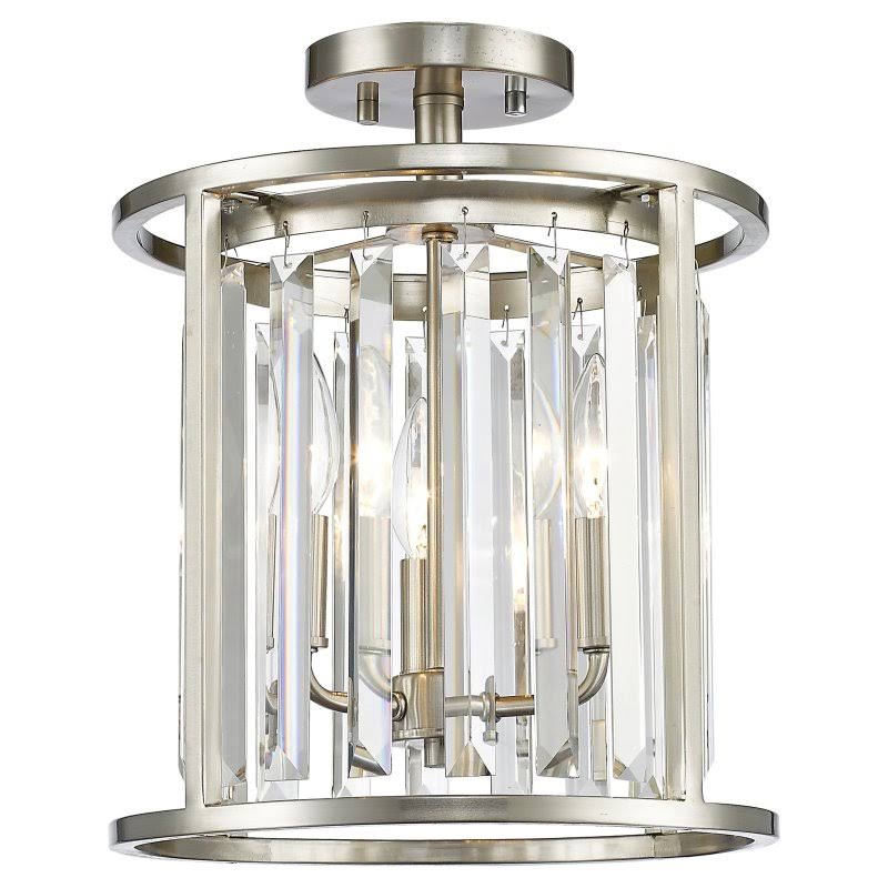Bronze 3 Light Semi Flush Mount D103477