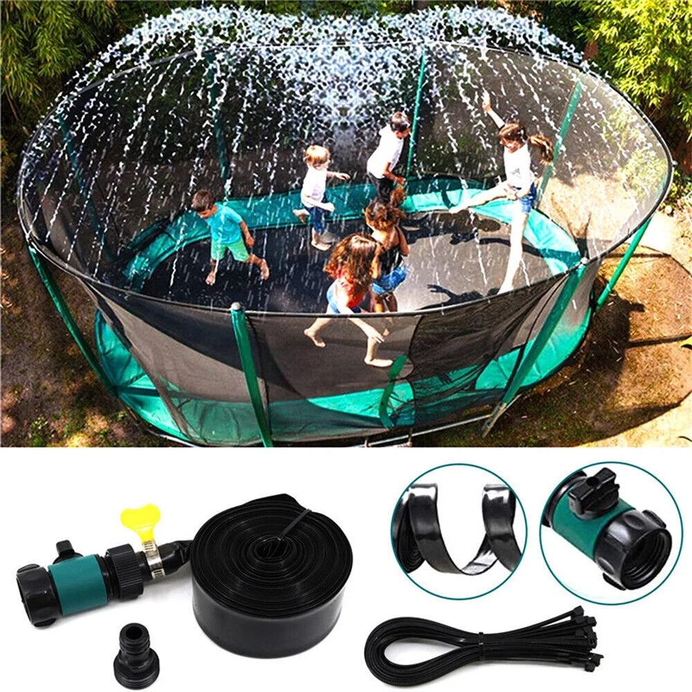 39ft Trampoline Sprinkler Water Spray Outdoor Game C293