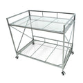 Silver Finish Bar Cart J263656