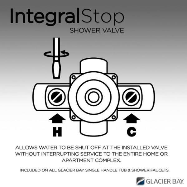 Chrome Single-Handle Tub and Shower Faucet X707