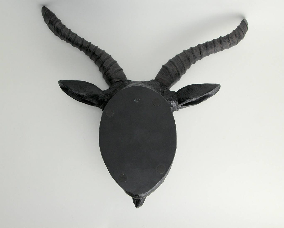 Black Baphomet Goat Head Wall Hanging Decor U177216