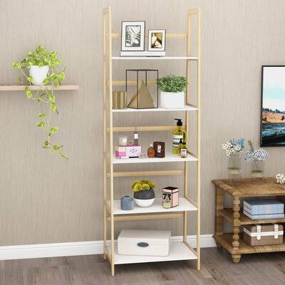 70.8x22 H x 24.4x22 W Wood Standard Bookcase A2659