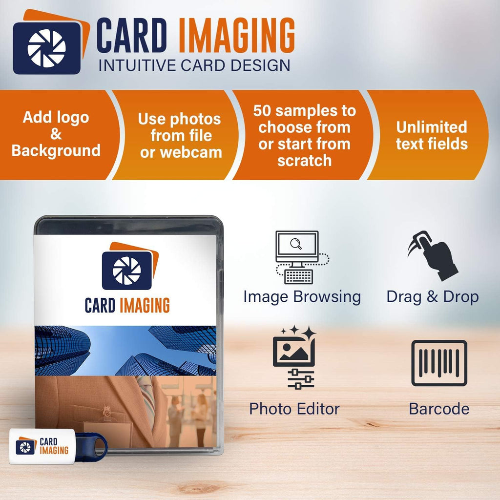 Single Side Card Printer & Supplies Package O306