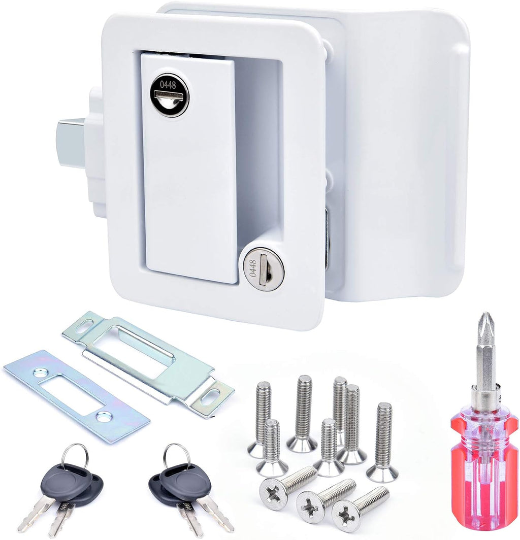 2-Pack RV Door Locks with Paddle Deadbolt O5242