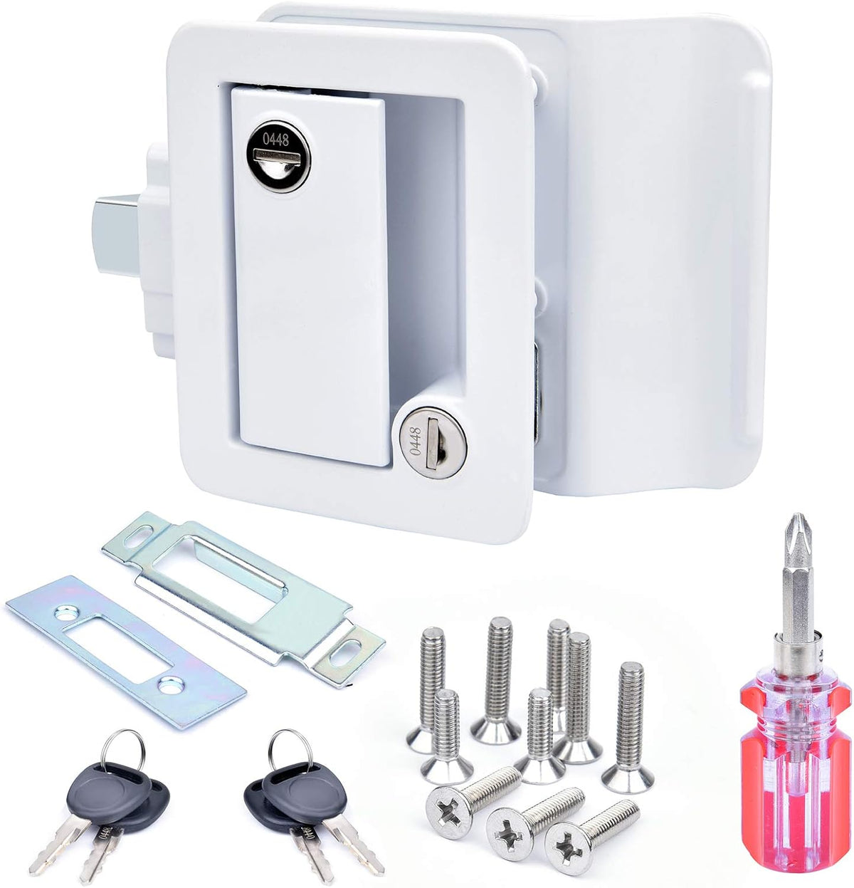 2-Pack RV Door Locks with Paddle Deadbolt O5242