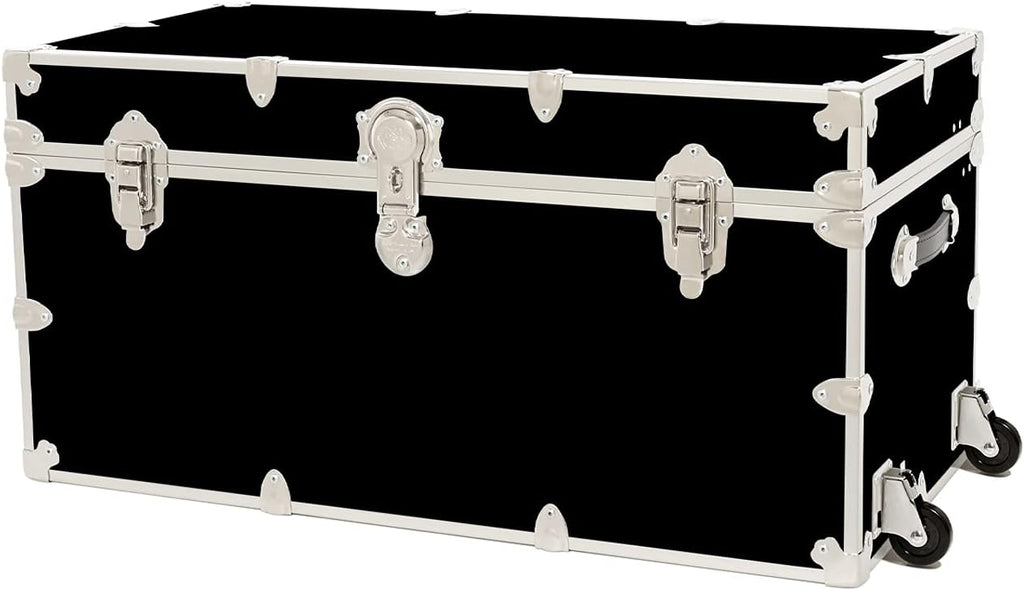 Black Dorm Armor Trunk with Removable Wheels V4342
