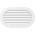 Horizontal Round Ended Surface Mount PVC Gable Vent U7814