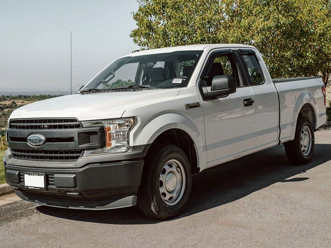Shatterproof Tape-on Window Deflectors for Trucks, 4 pcs J5628