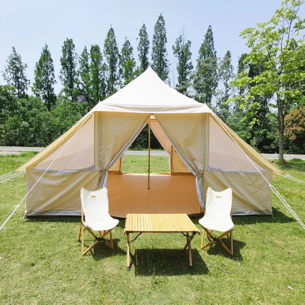16.4FT Waterproof Oxford Bell Tent With Double Door C4693