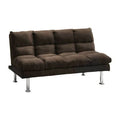 Espresso Microfiber Futon Sofa G372706