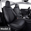 Front Seat Covers with Faux Leather (Black 2 pcs) Z828528