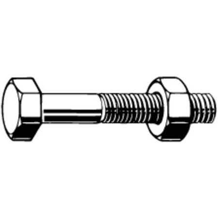 7/16-14X5 Steel Hex Head Cap Screw, Pack of 90 X9455