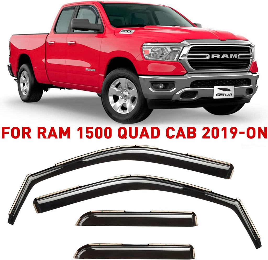 4 Pieces In-Channel Rain Guards for Trucks N8737