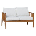 Brown Solid Wood Double Lounge F328539